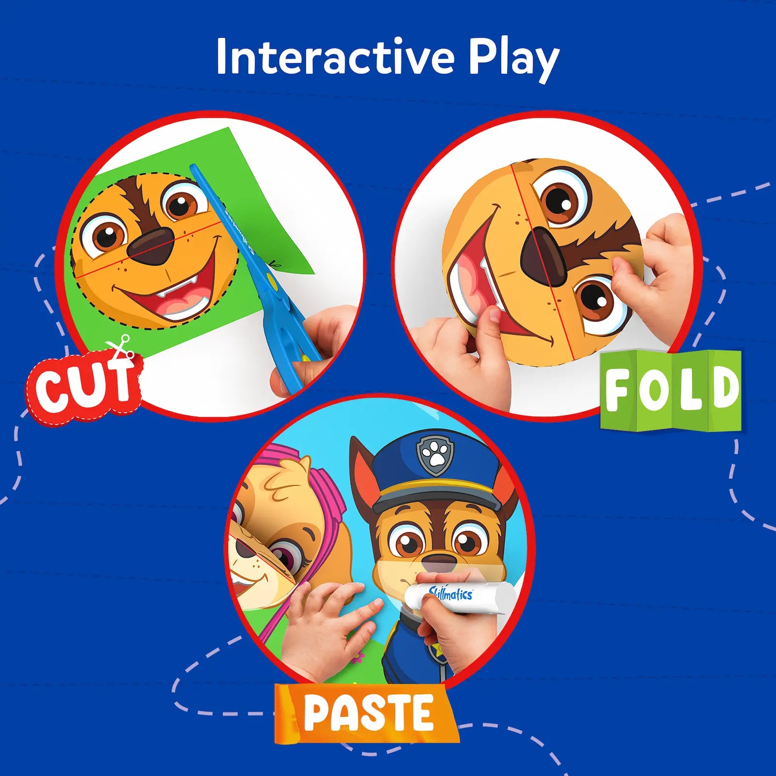 Skillmatics Snip Snip PAW Patrol kit ritaglio 3-7 anni