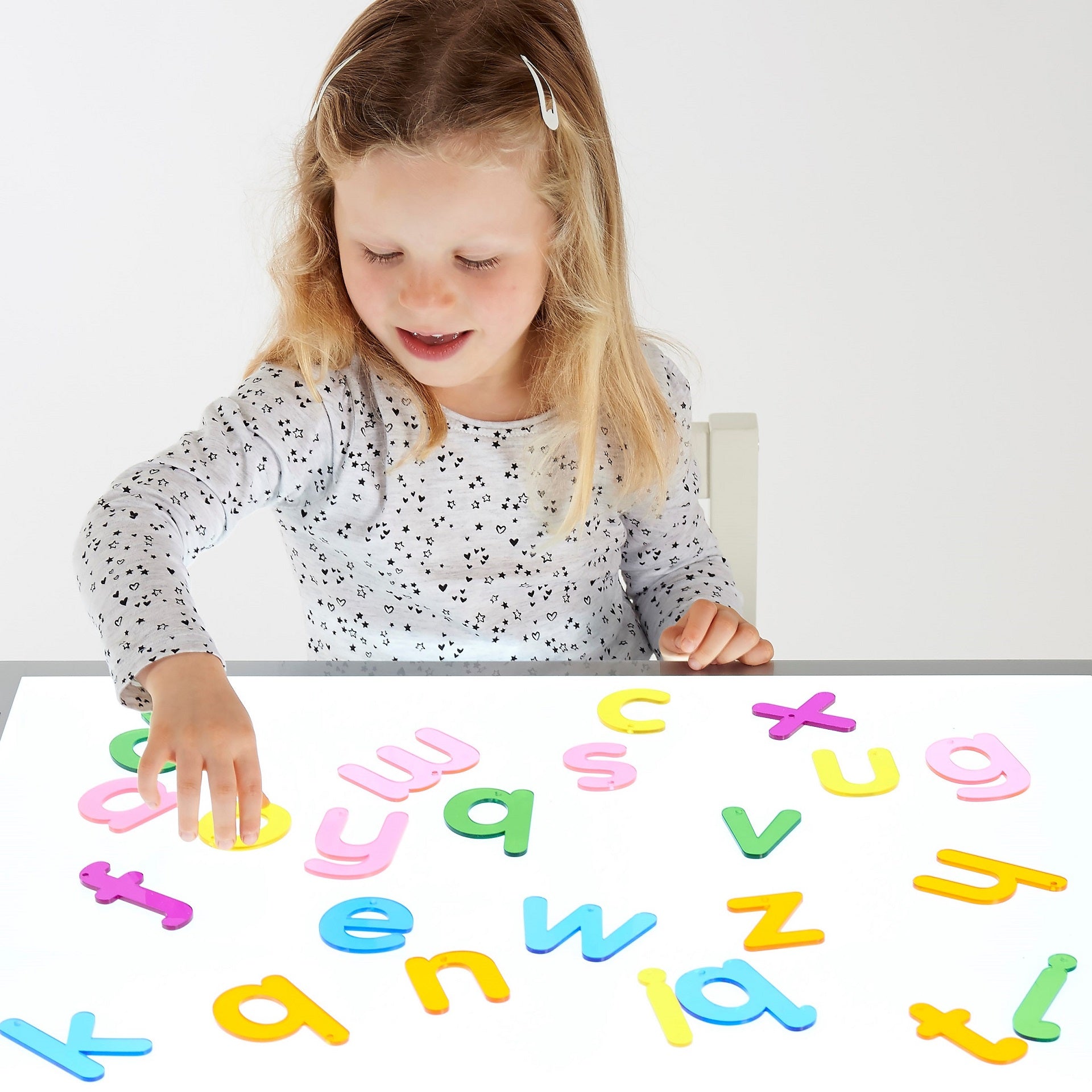 Tickit Rainbow Letters lettere traslucide 26 pezzi alfabeto
