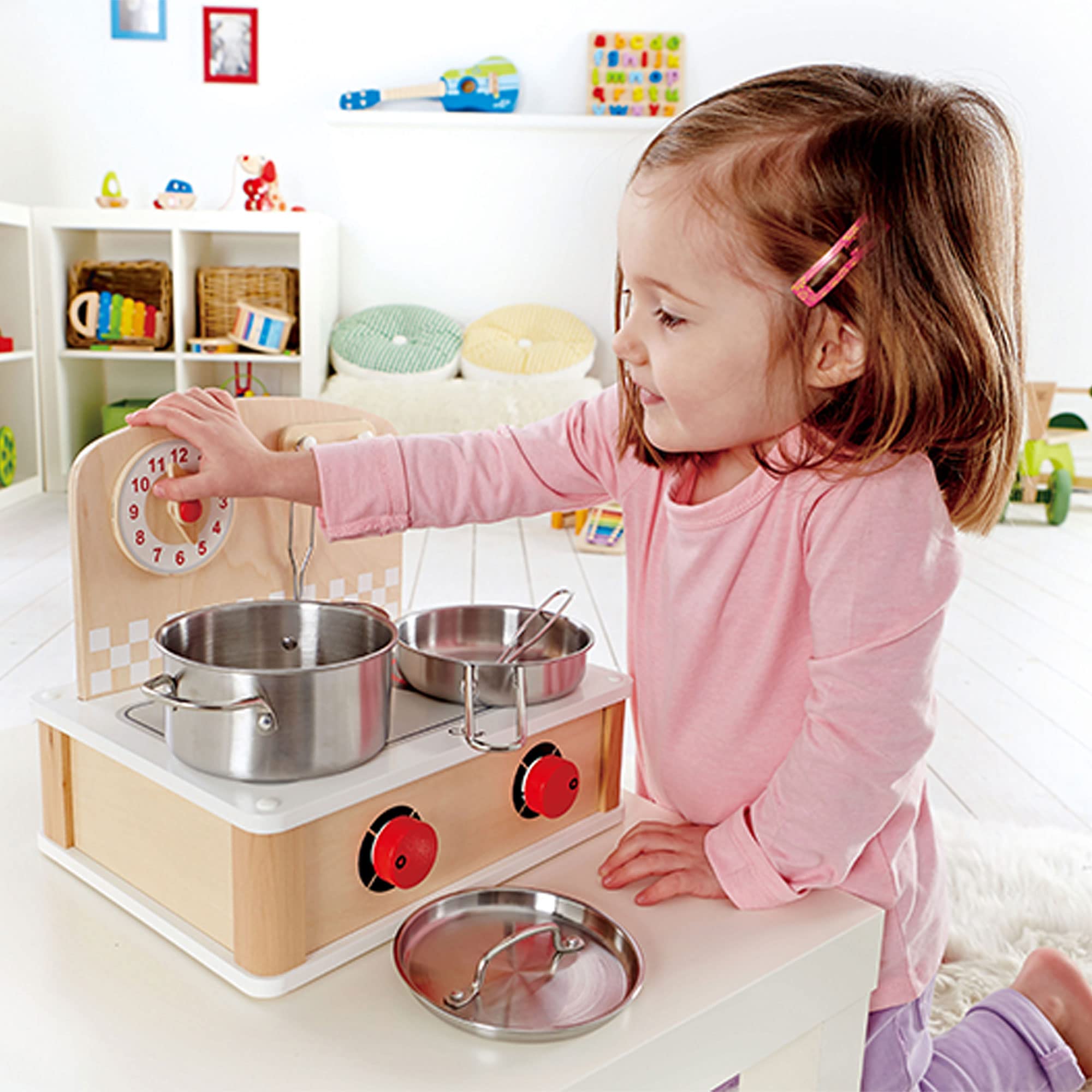 Hape E3134 cucinetta portatile in legno per bambini