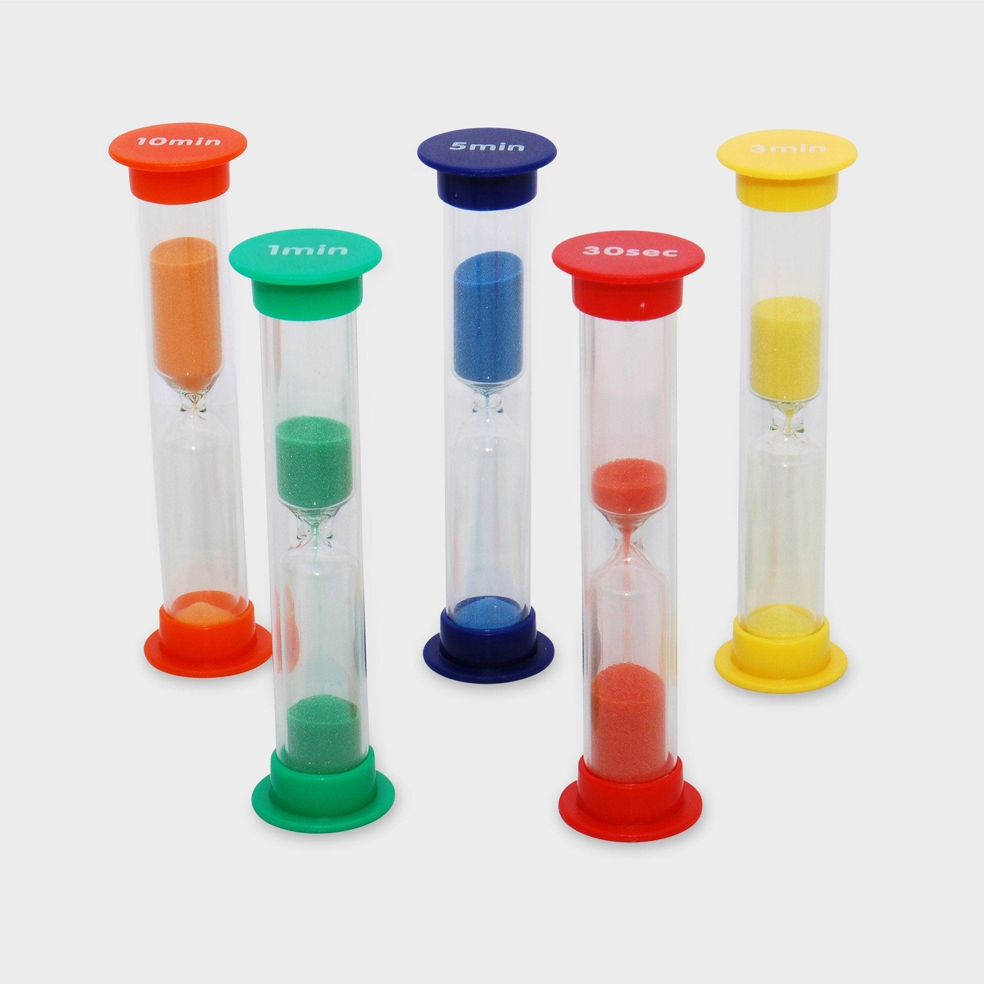 Tickit Mini Sand Timer Set clessidre sabbia 5 pz da 3 anni
