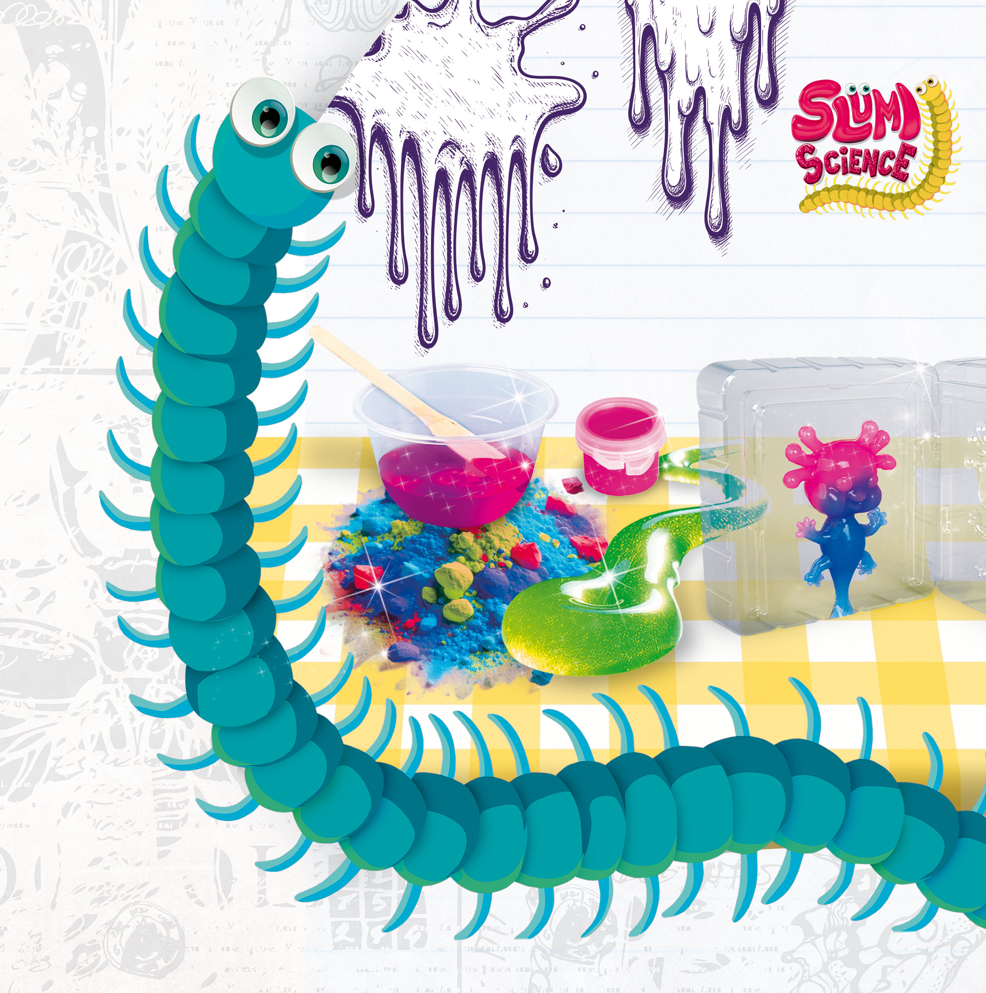 Lisciani Slumi Science Pocket Squish Axolotl kit squishy antistress
