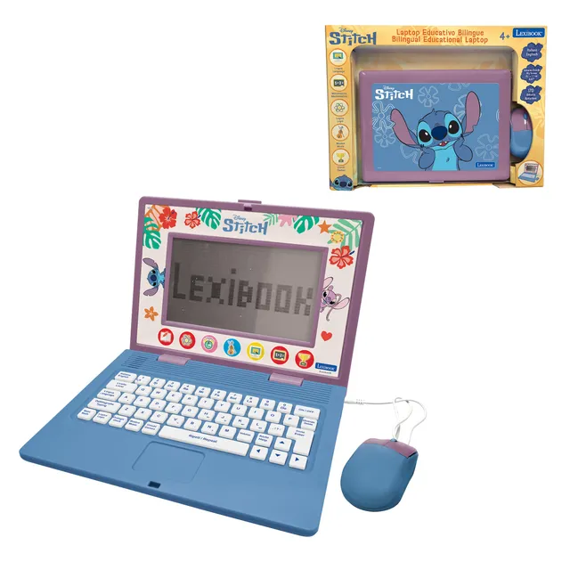 Lexibook Stitch JC599Di5 Computer Educativo Bilingue Bambini