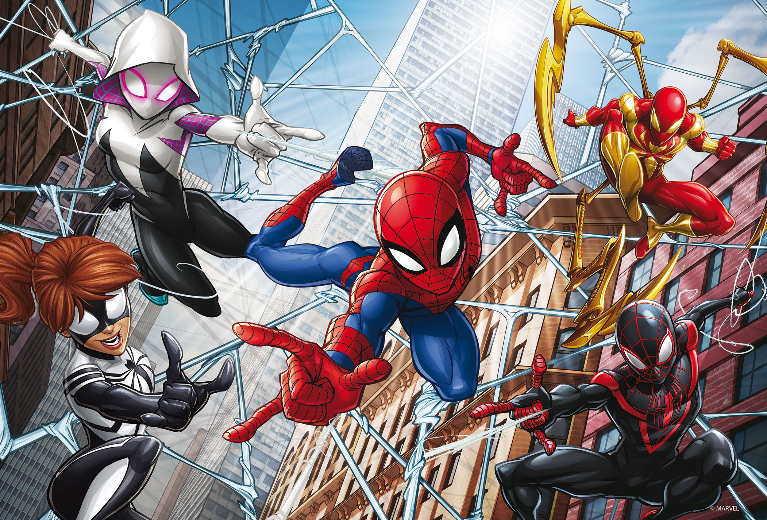 Marvel Puzzle Df Plus 60 Spider-Man puzzle 60 pezzi