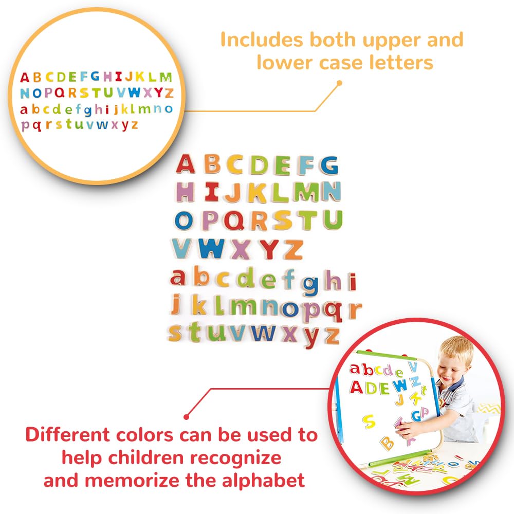 Hape E1047 lettere magnetiche abc multicolore