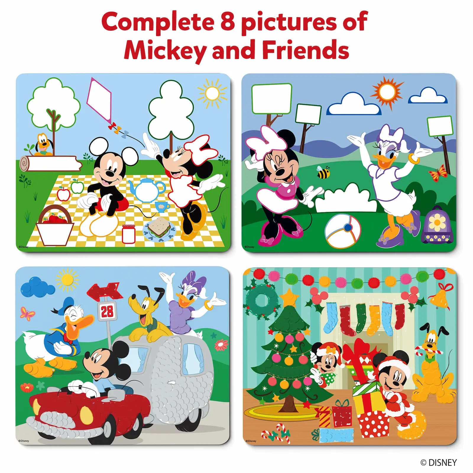 Skillmatics Dot it Mickey and Friends sticker art 3-7 anni