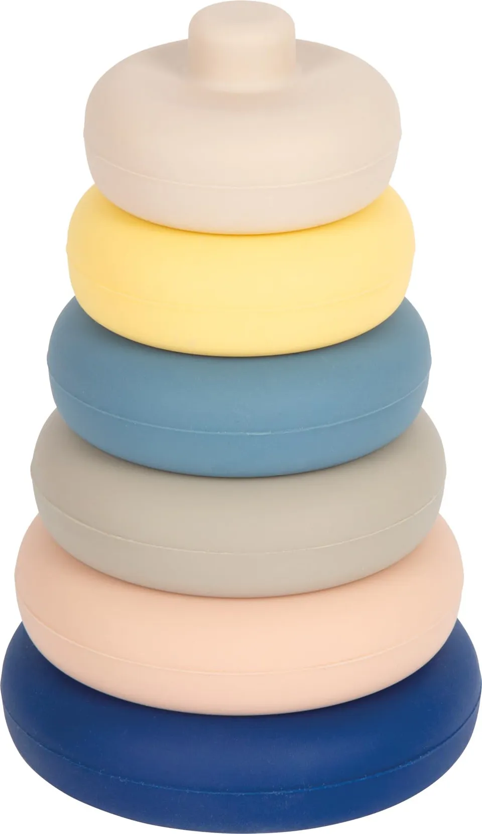 smallfoot 12749 torre impilabile silicone 6 pezzi da 1 anno