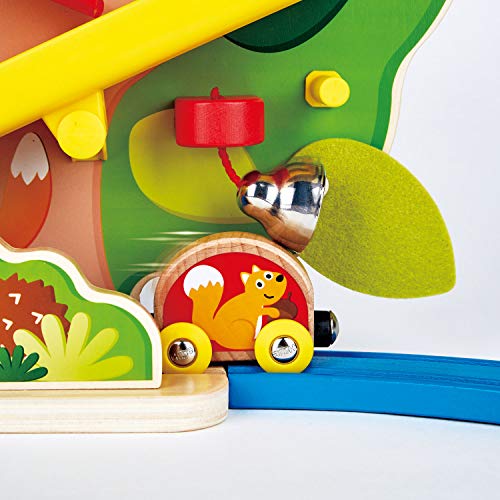 Hape scoiattoli circuito treno portatile legno
