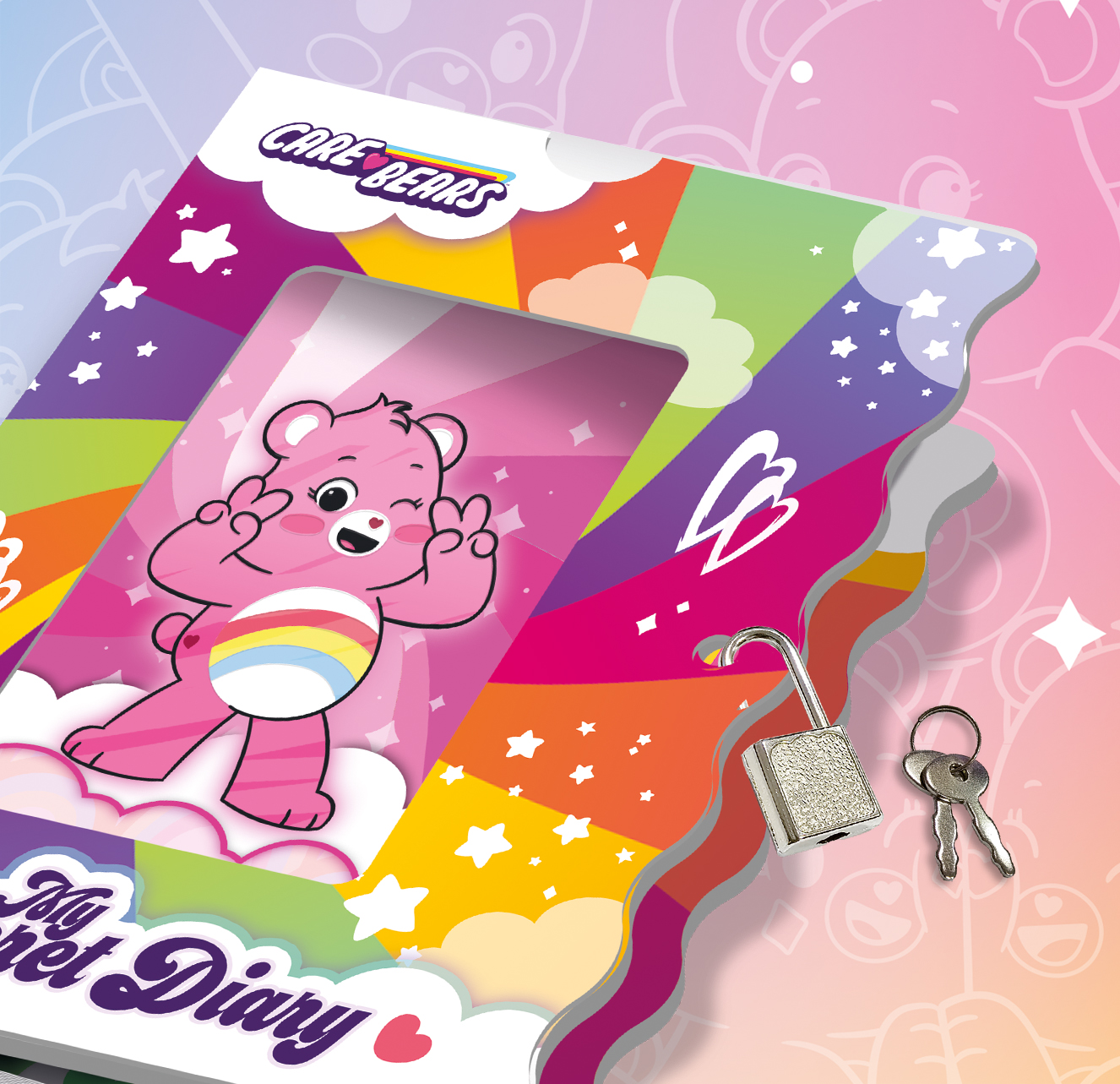 Lisciani Care Bears My Secret Diary diario segreto intercambiabile