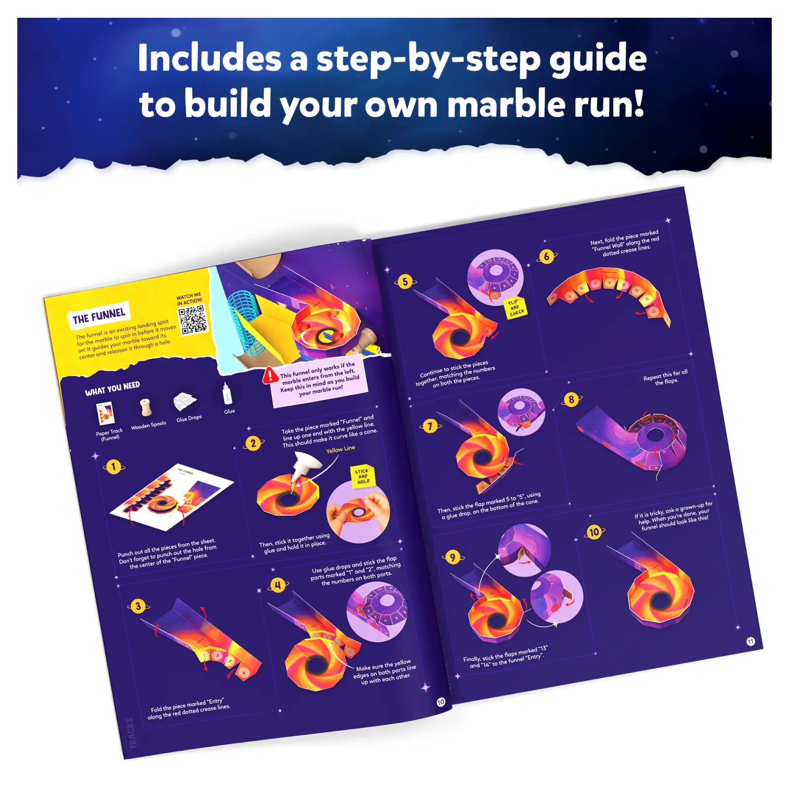 Skillmatics Marble Run pista biglie STEM costruzioni 8-13 anni