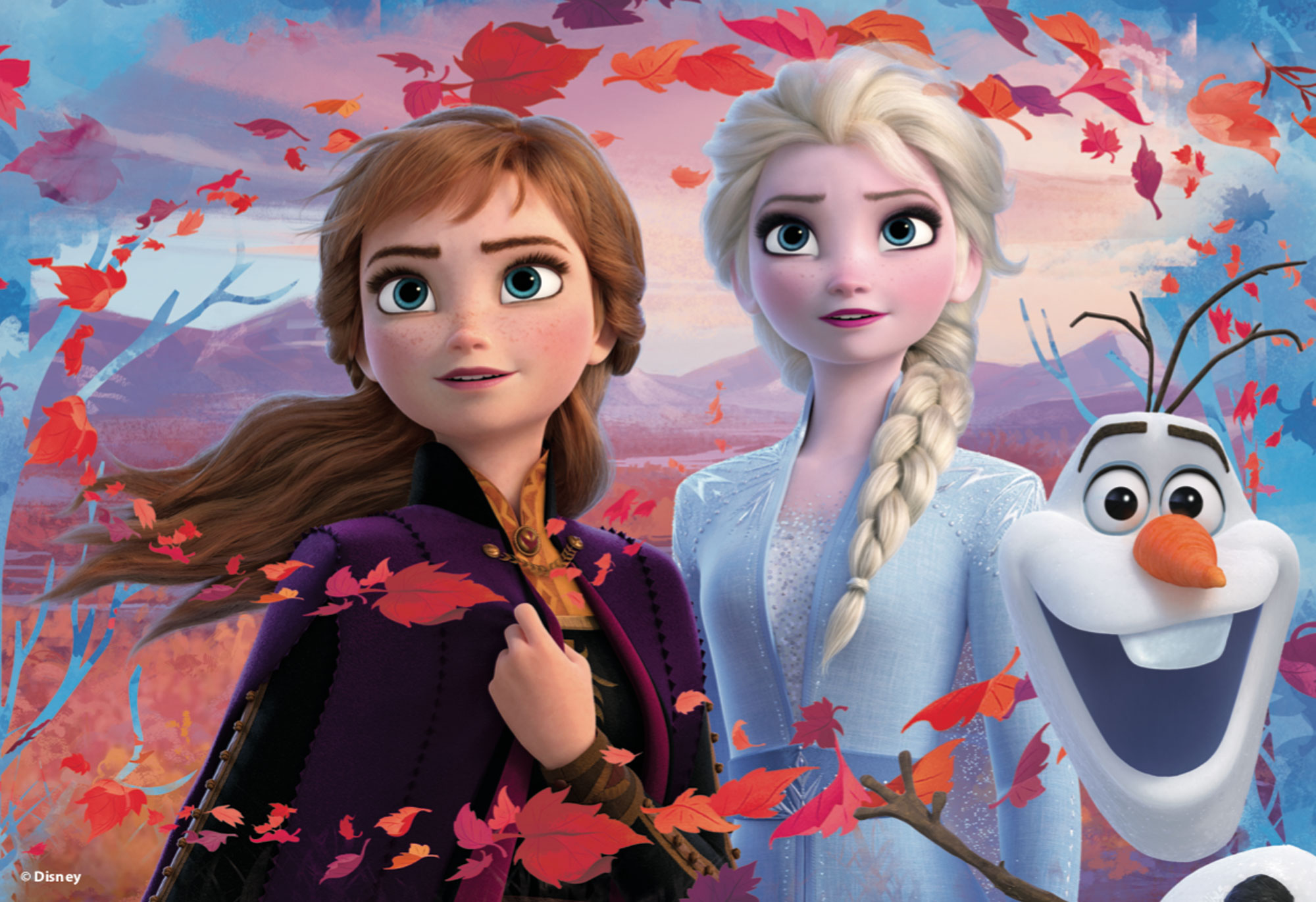 Lisciani Disney Maxifloor puzzle 4x48 Frozen 2 double-face