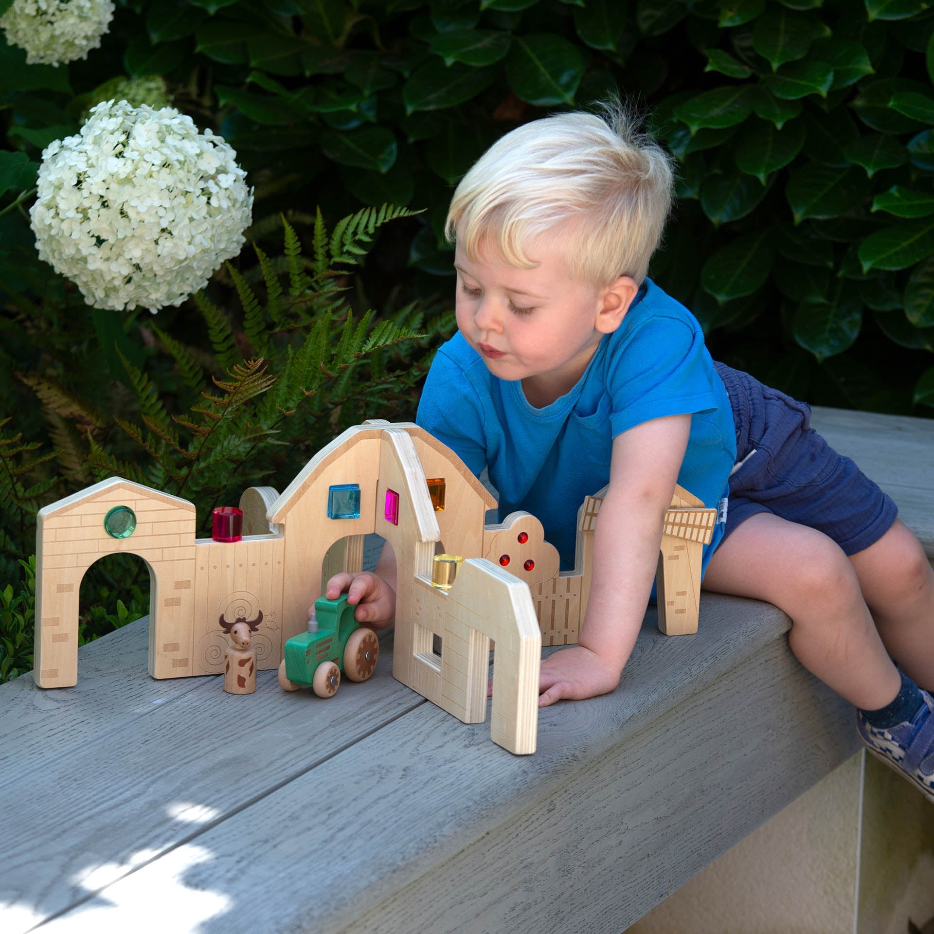 Tickit Farm Discovery divisori fattoria legno 2 pezzi