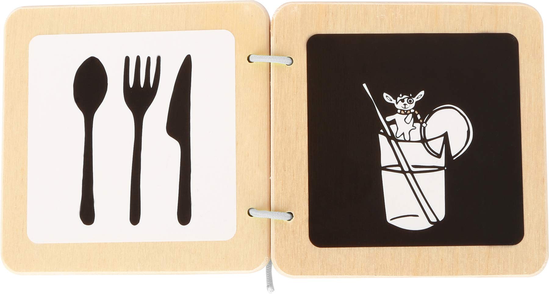 Small Foot 10862 libro in legno Ludwig contrasti 12 mesi