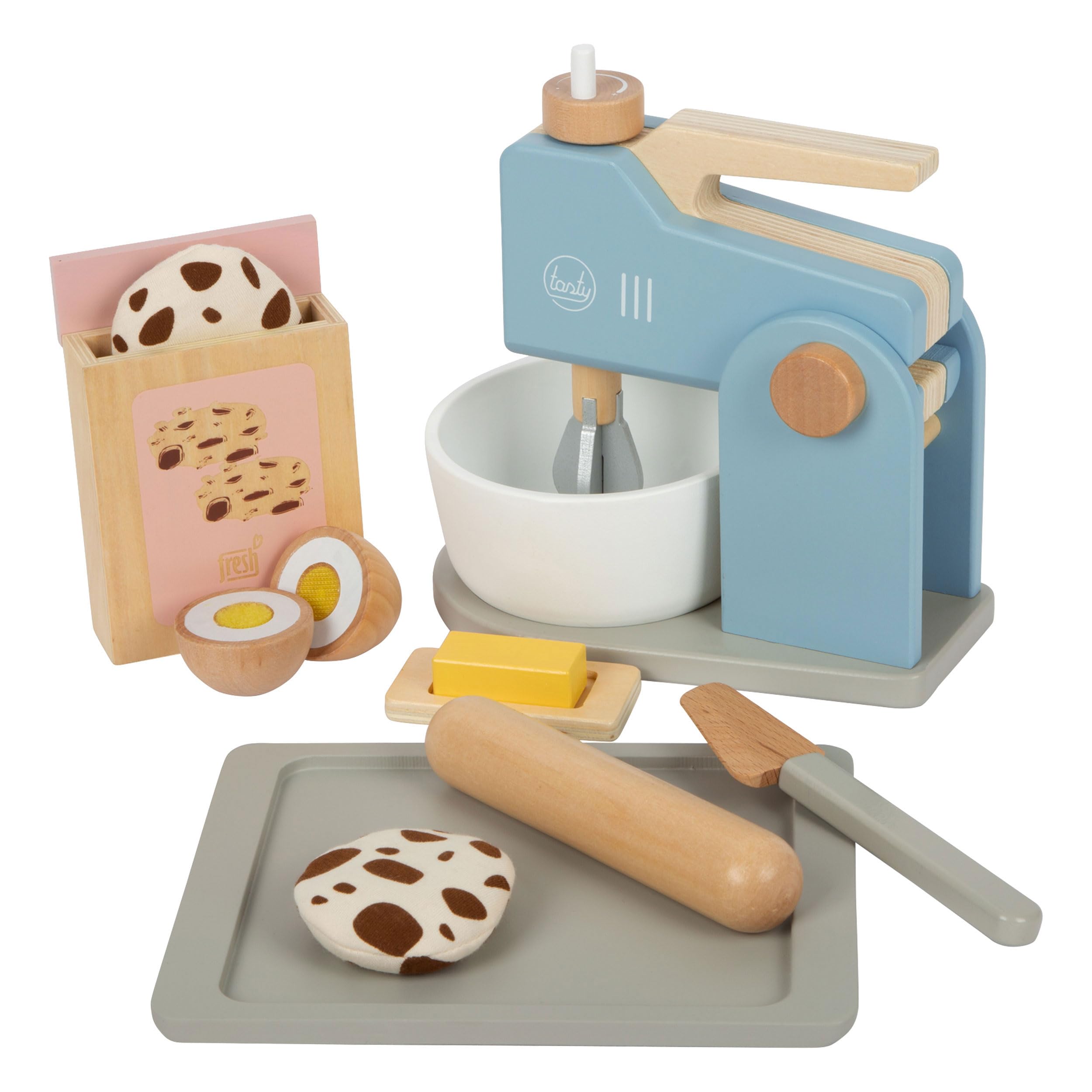 smallfoot tasty set mixer in legno con accessori