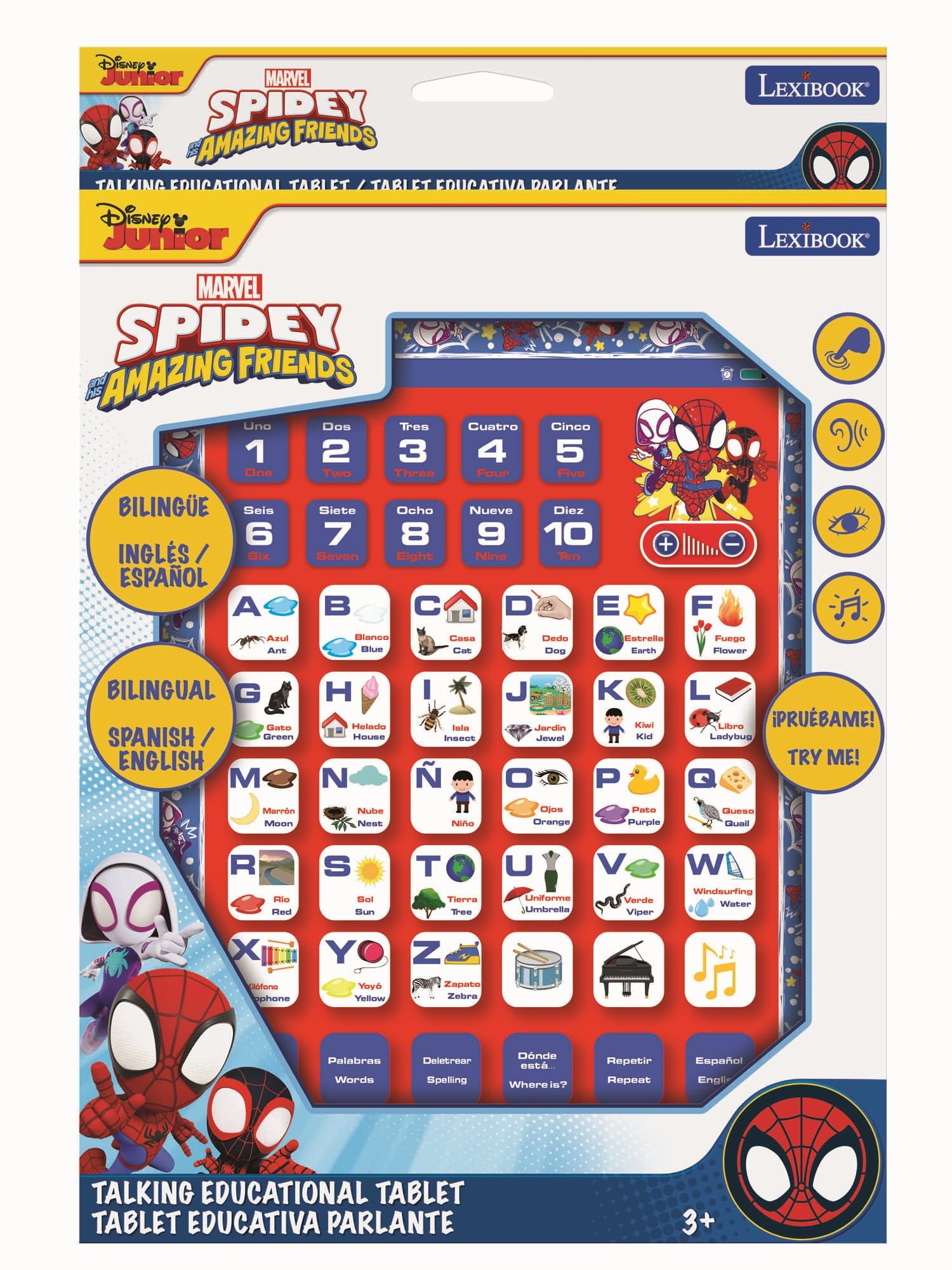 Lexibook Spidey JCPAD002SPi2 tablet educativo bilingue