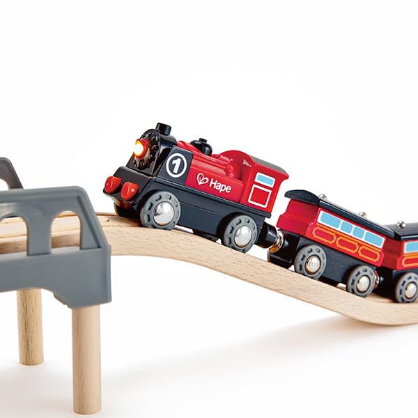 Hape Locomotiva a Batteria trenino rosso con luce
