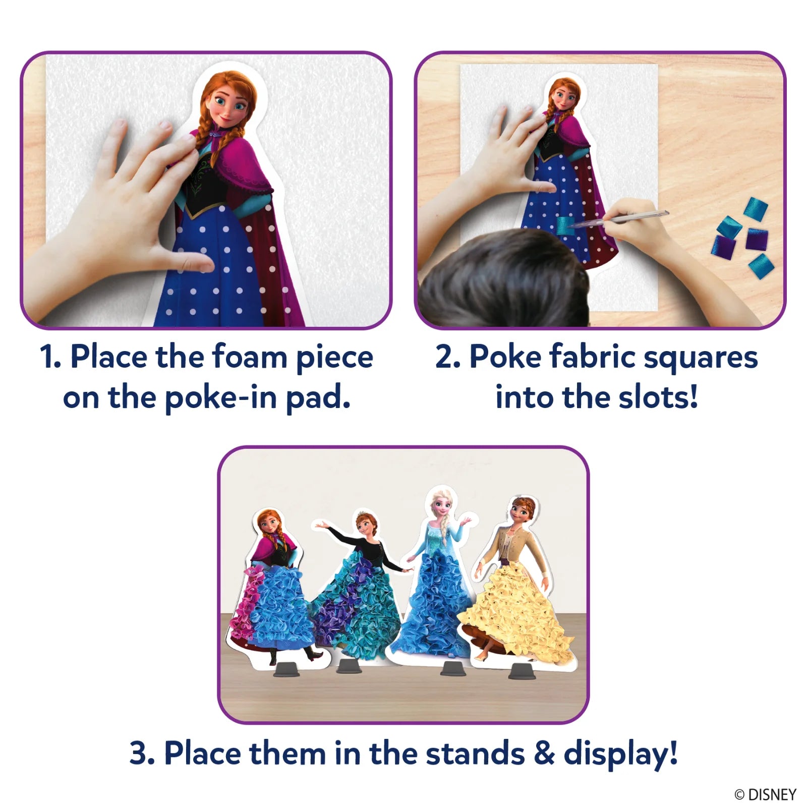 Skillmatics Poke-in Art Disney Frozen kit creativo 4-9 anni