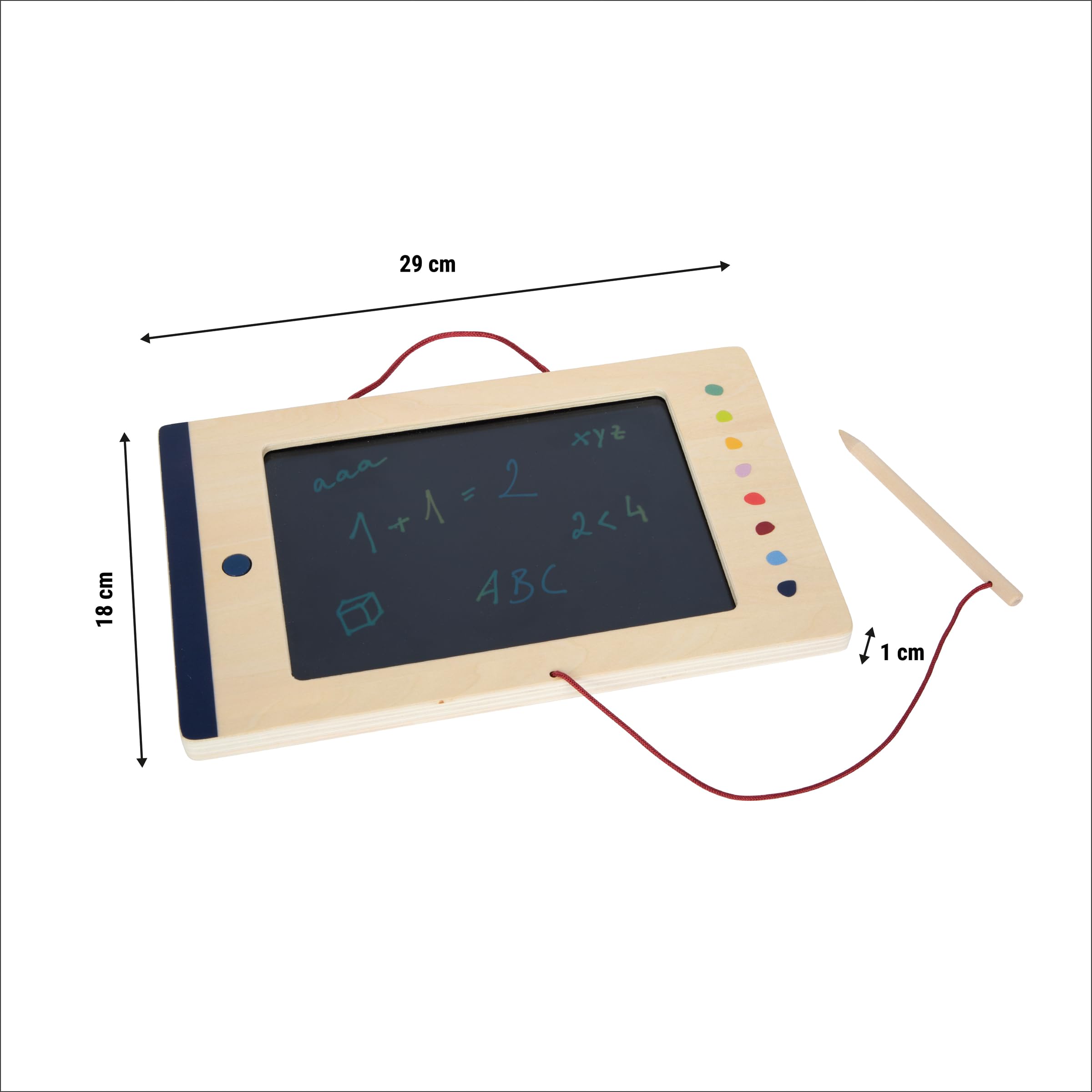 smallfoot Educate lavagnetta LCD a colori cancellabile