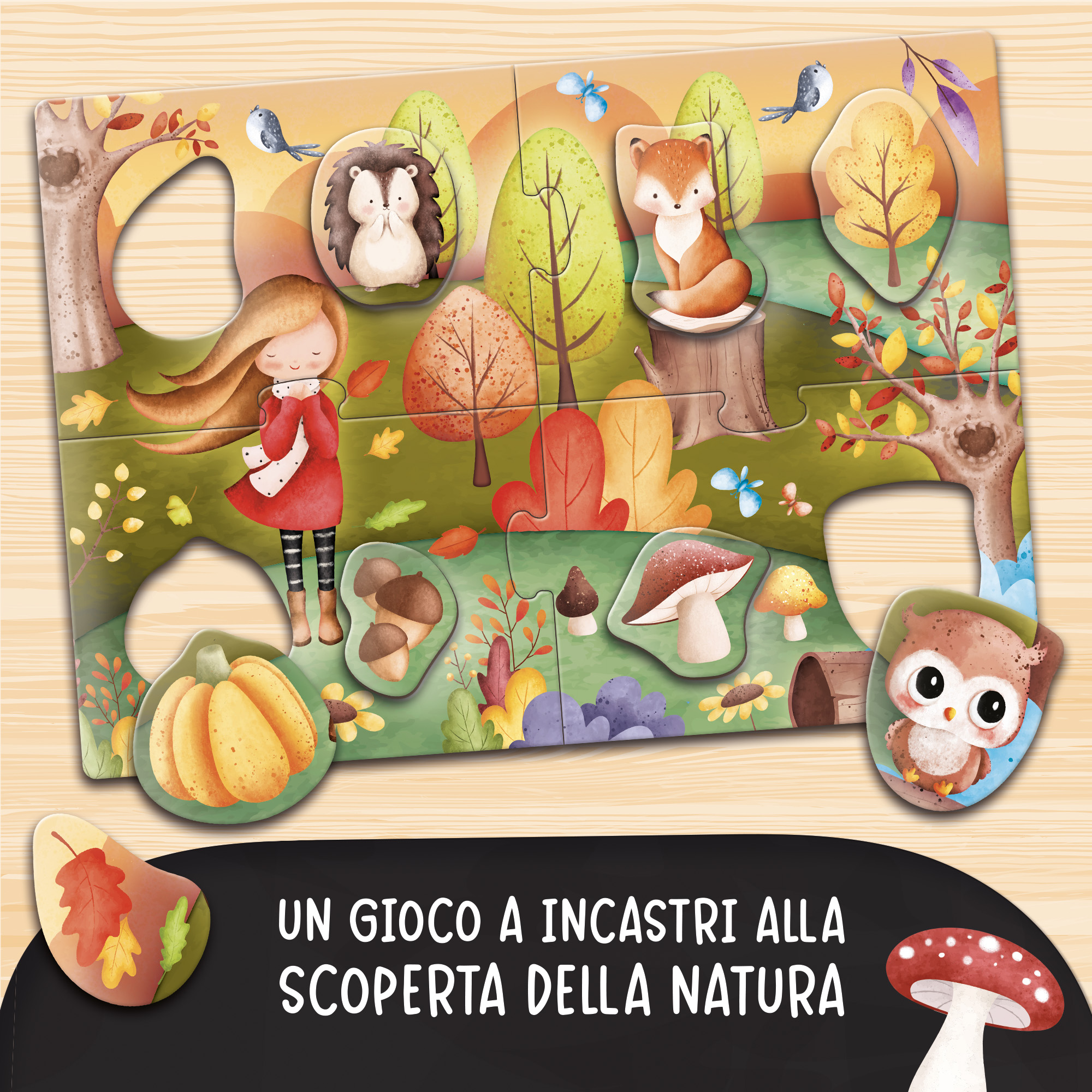 Carotina Gli Utilissimi Stagioni gioco educativo 4 stagioni