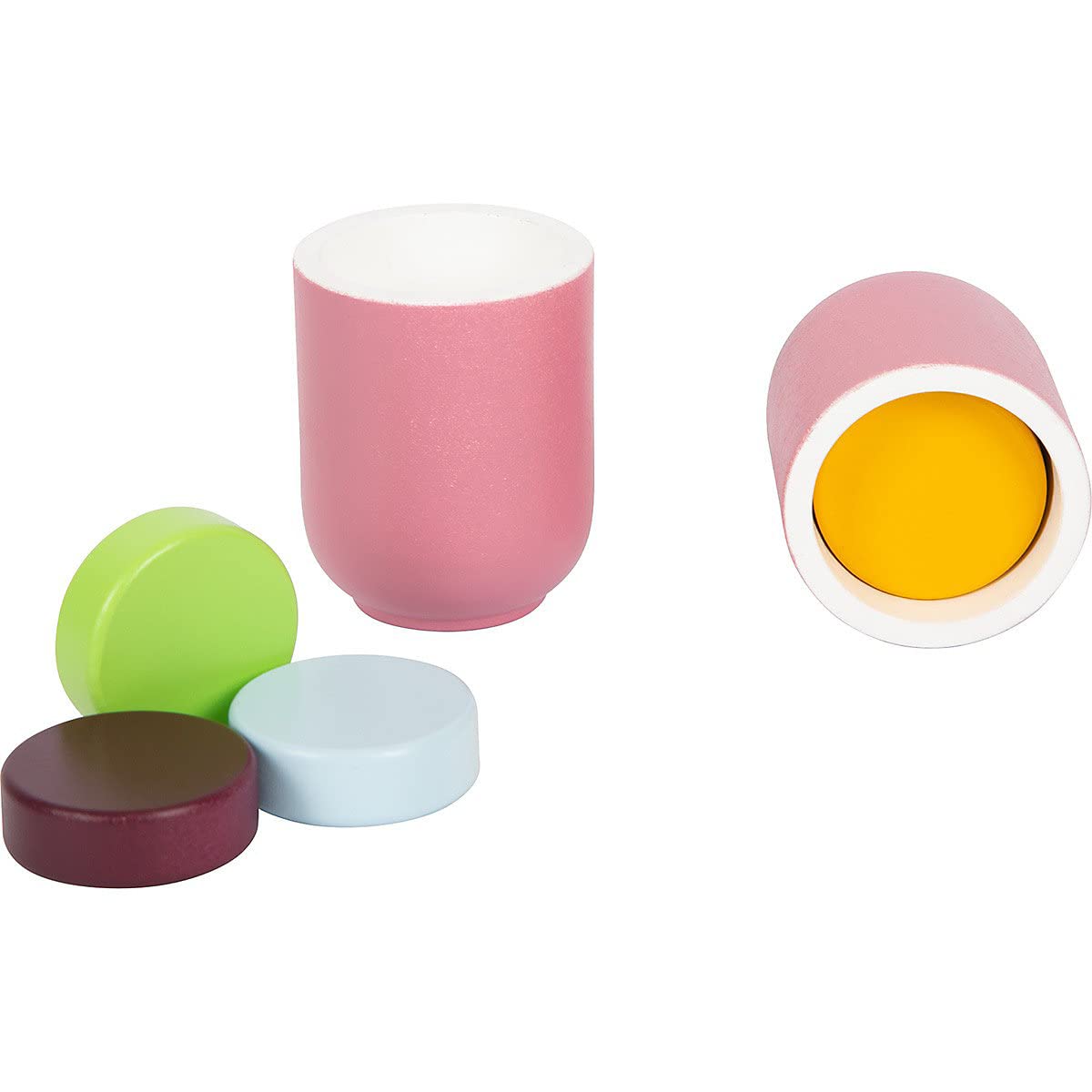 smallfoot Tasty set stoviglie legno per 2 persone blu