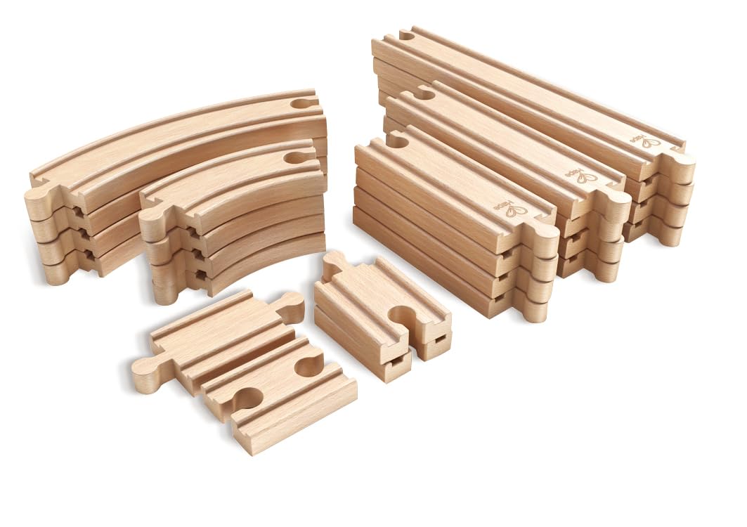 Hape Super Espansione Binari treno legno 24 pezzi