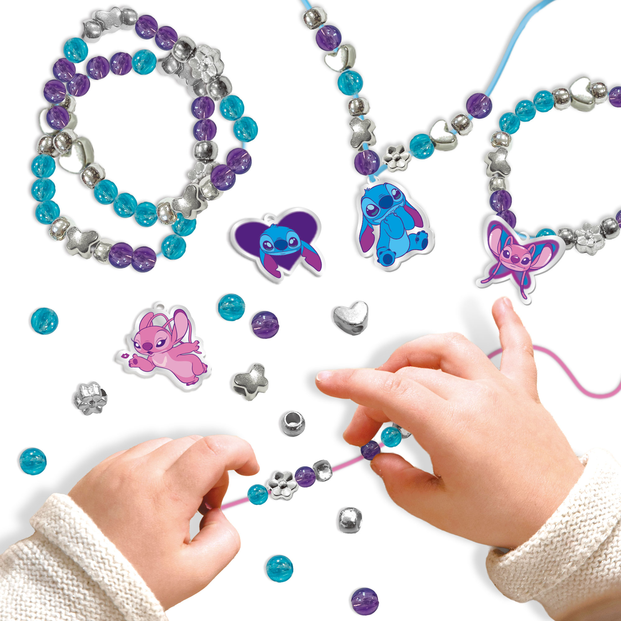 Lisciani Stitch Friendship Jewellery bijoux con perline