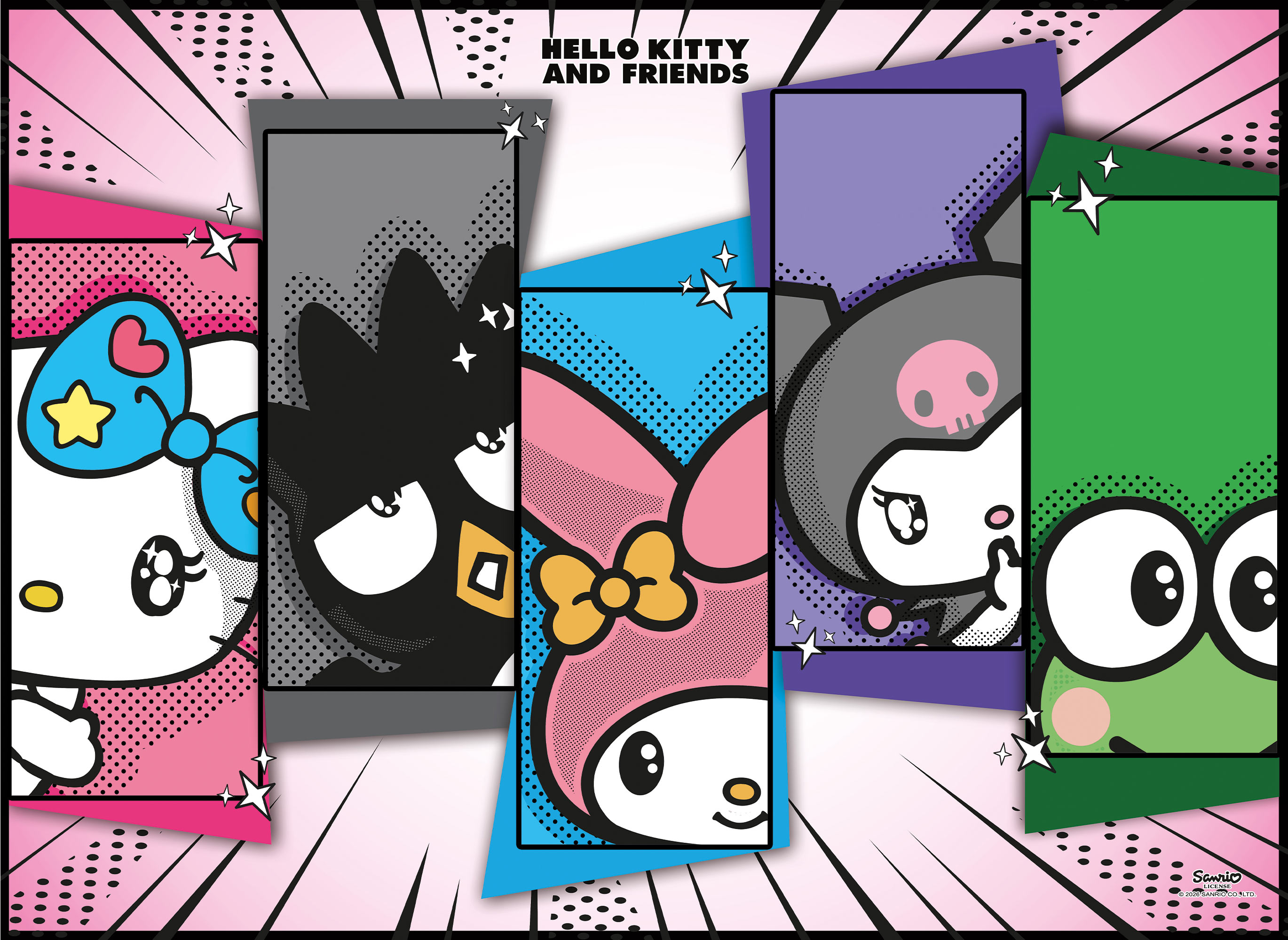 Lisciani Hello Kitty and Friends 1000 puzzle adulti grafica ufficiale