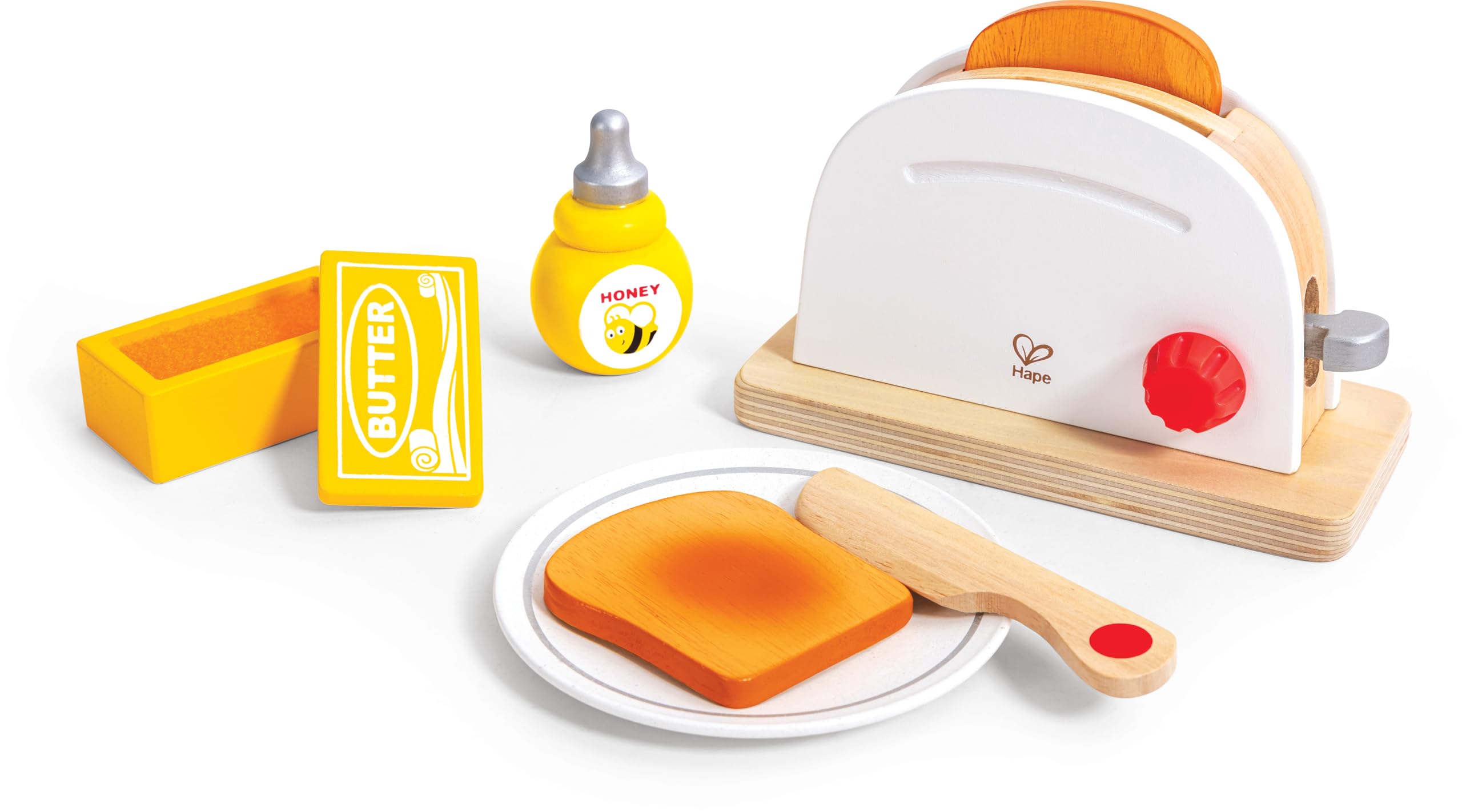 Hape Set Tostapane Gioco Cucina Bambini con Accessori Colazione