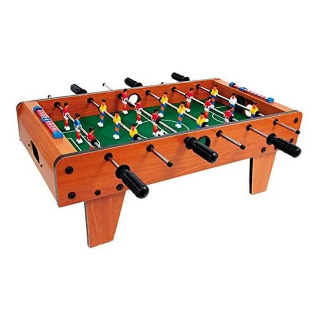 smallfoot 6702 calcetto da tavolo legno calcio balilla