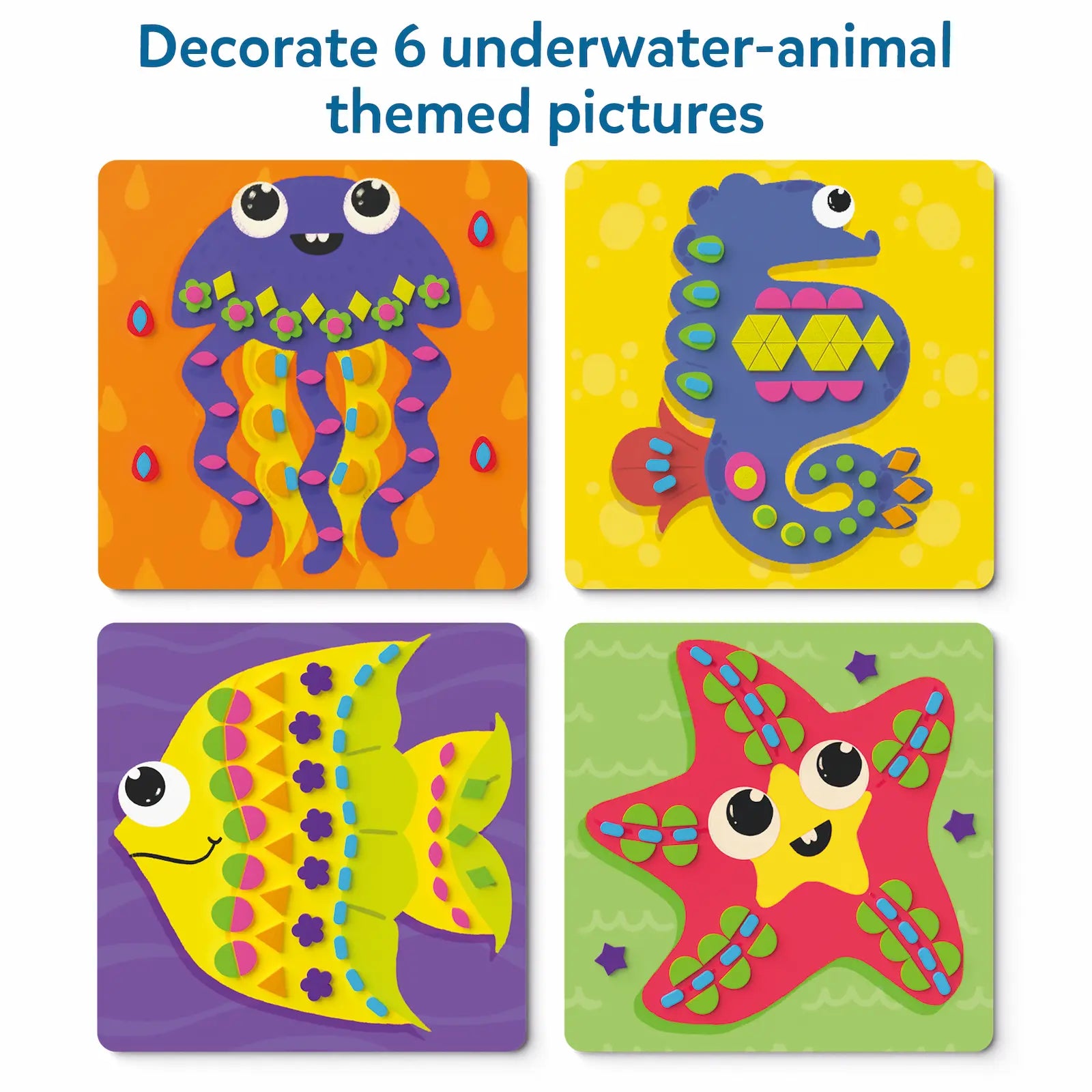 Skillmatics Fun with Foam kit adesivi oceano 3-7 anni