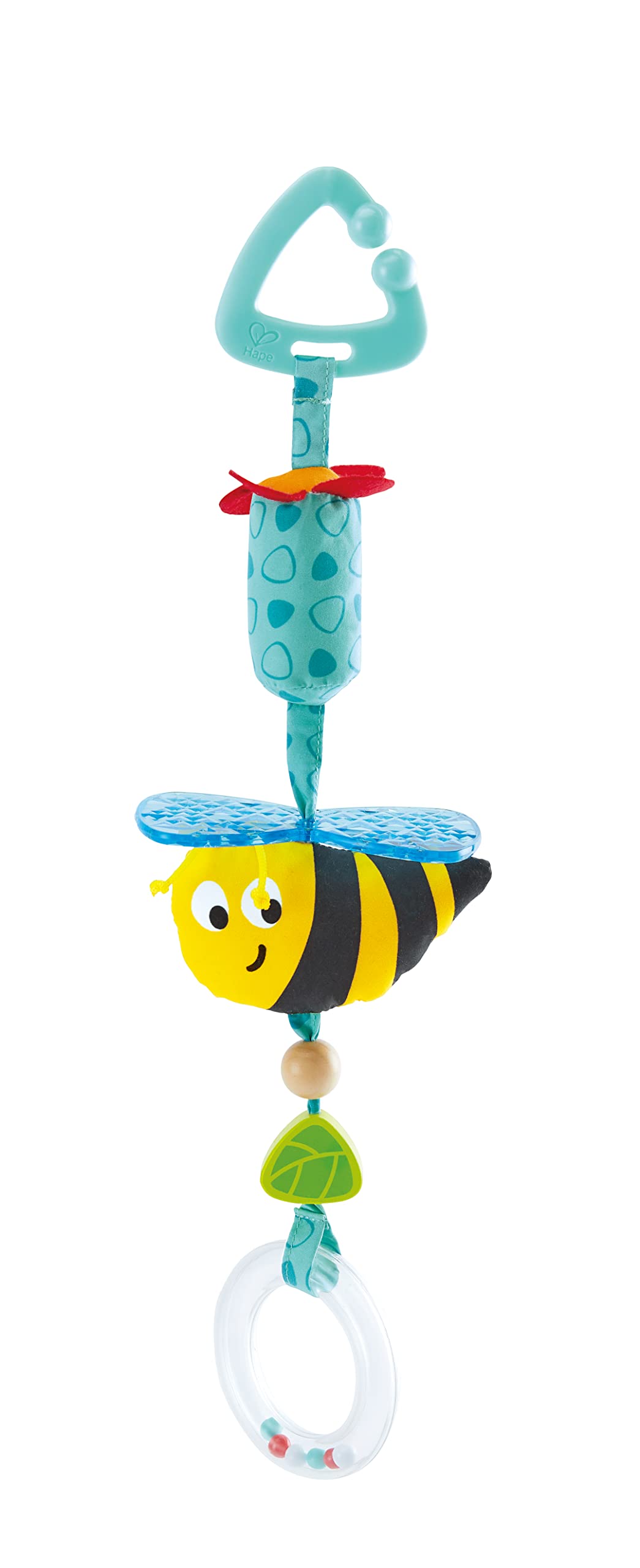 Hape E0022 Bumblebee sonaglio passeggino turchese neonati