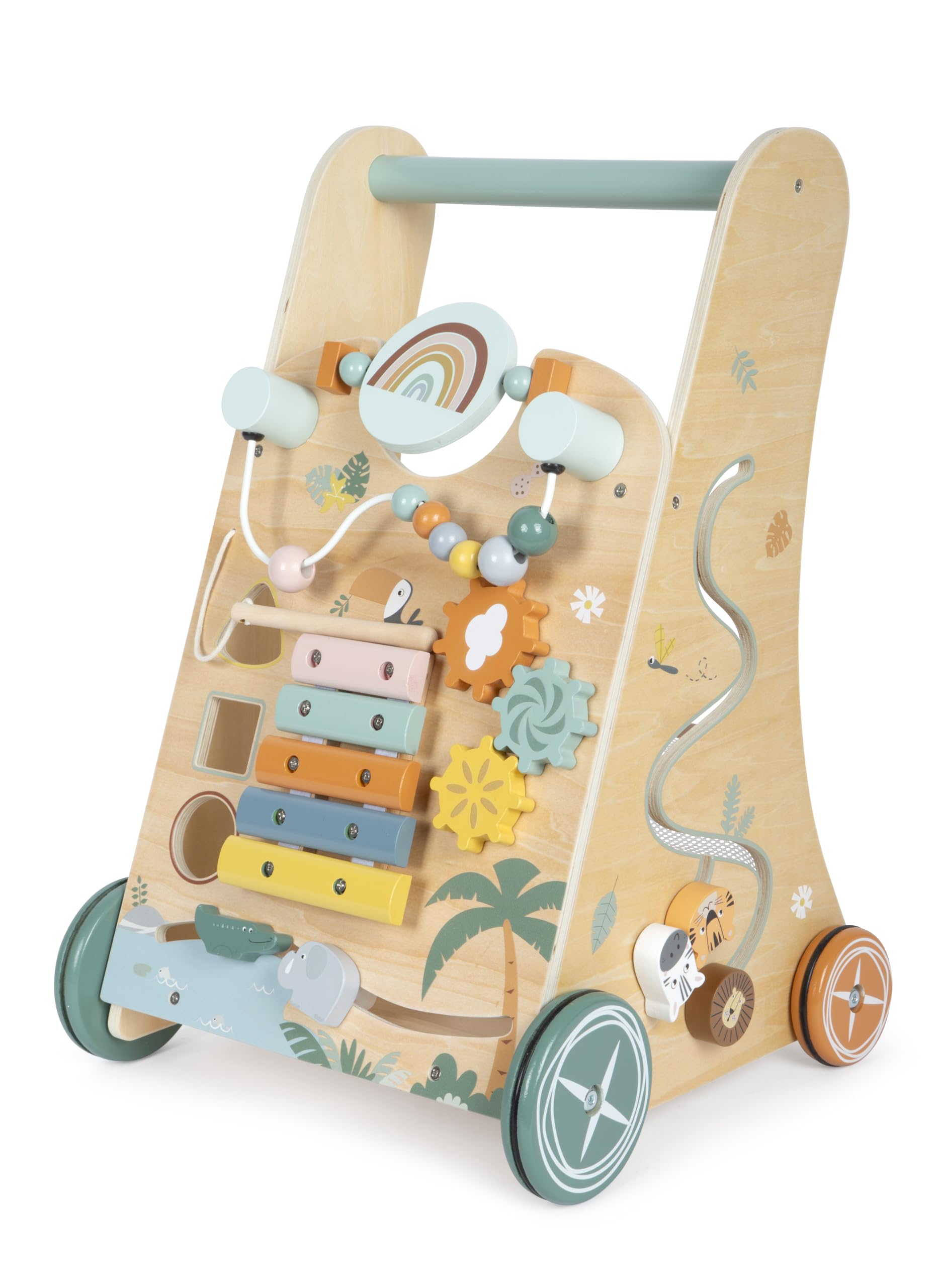 smallfoot 12640 Safari carrello primi passi legno