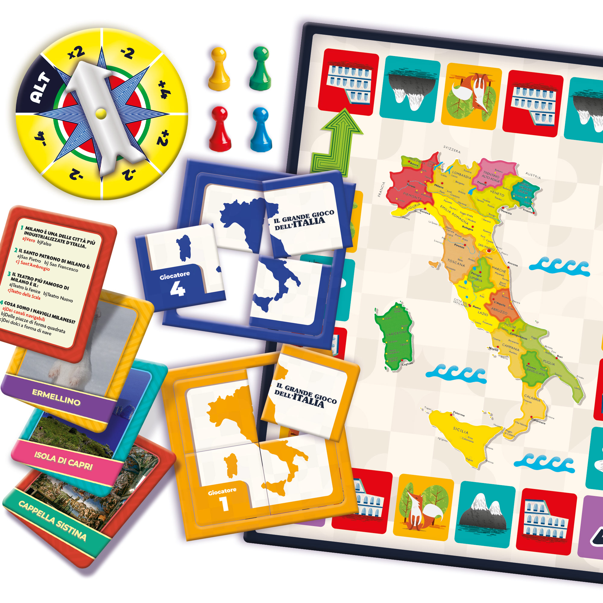 Lisciani I'm a Genius gioco Grande Gioco dell'Italia quiz