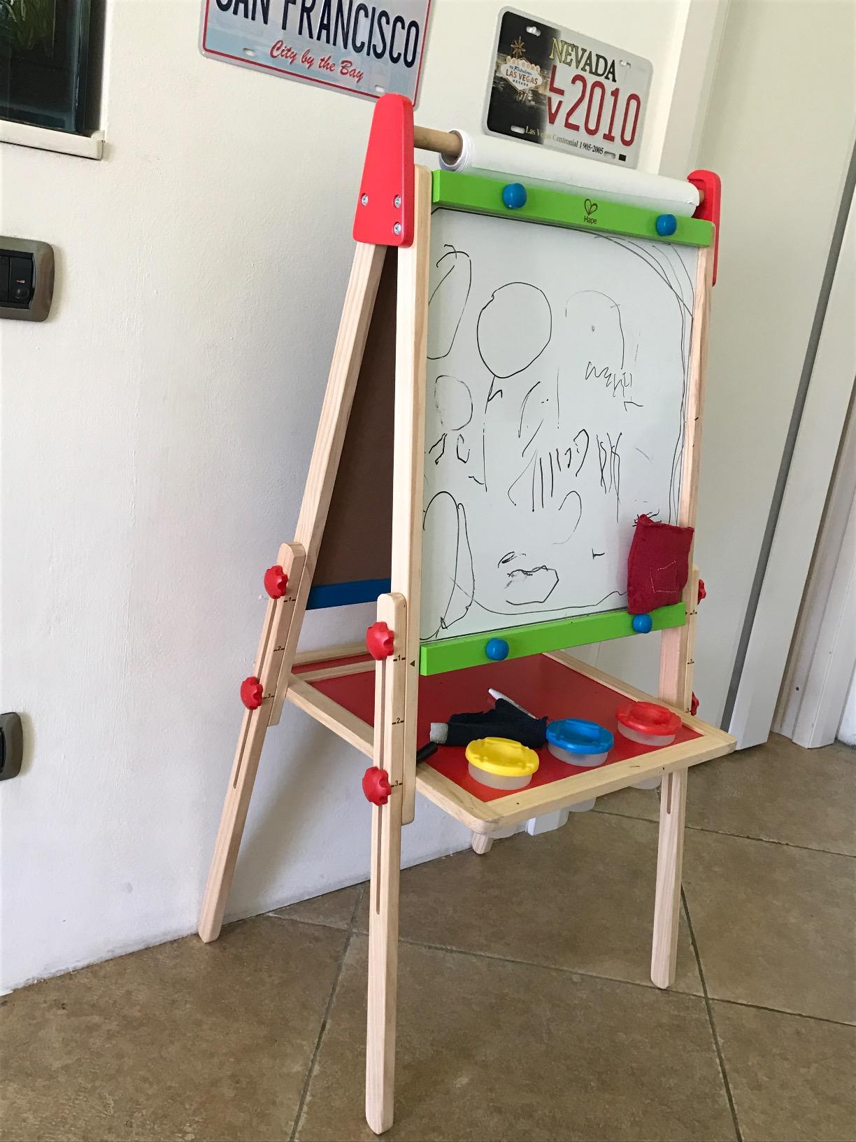 Hape Multiattività lavagna bambini double-face magnetica