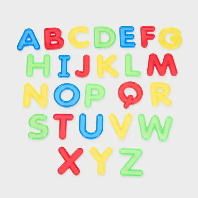 Tickit Translucent Letters lettere traslucide maiuscole 26 pezzi