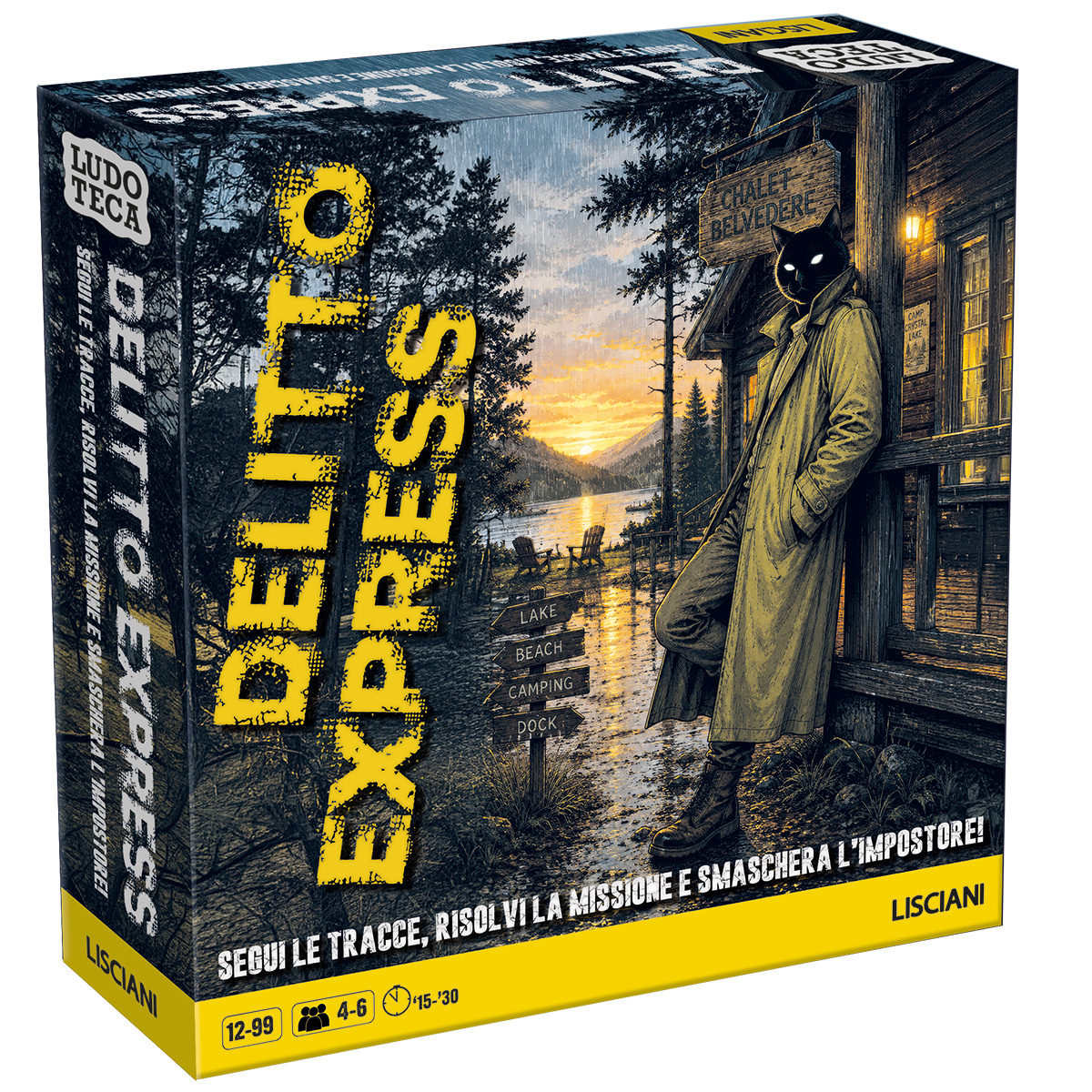 Lisciani Delitto Express L'impostore gioco investigativo mistero