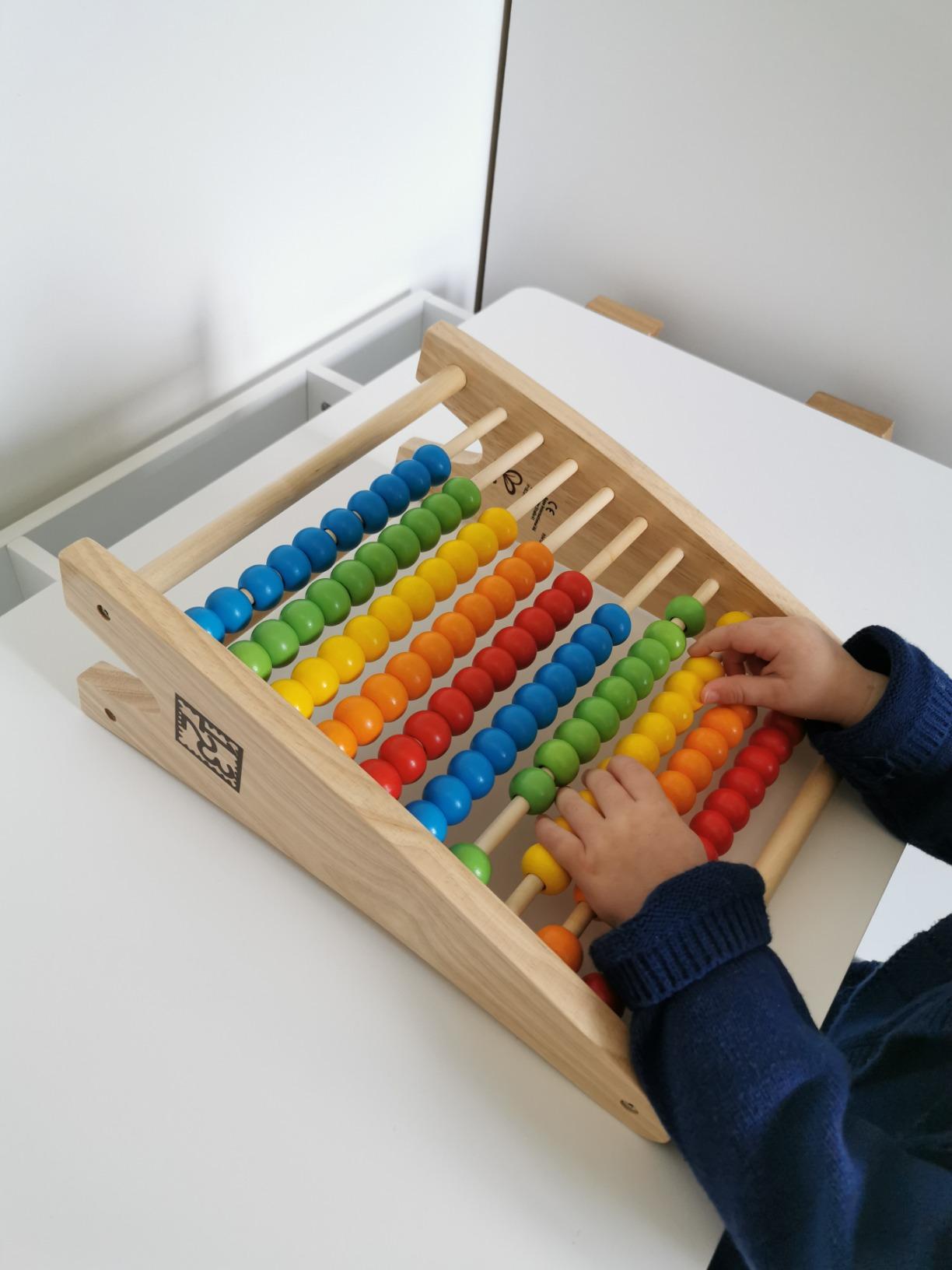 Hape E0412 Abaco Palline Arcobaleno Gioco Legno