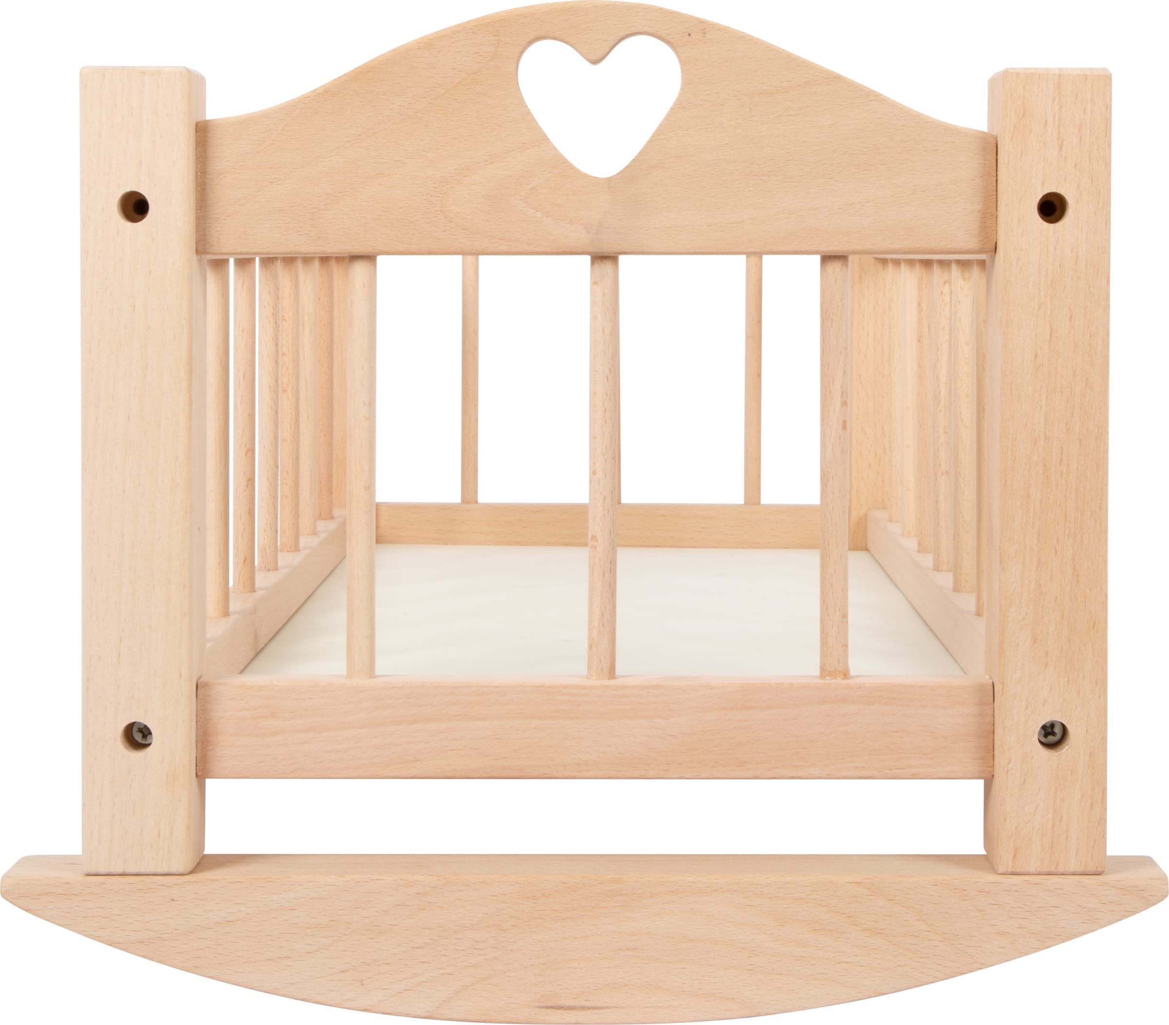 small foot Natura culla bambole legno naturale dondolo