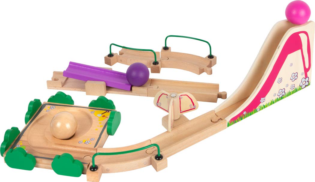 smallfoot 11379 pista biglie junior legno parco giochi 18 mesi