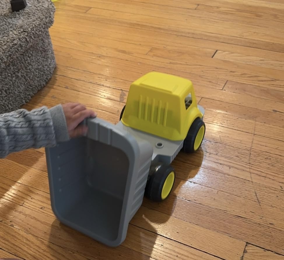 Hape E4084 Autoribaltabile Carica Trasporta camion giallo