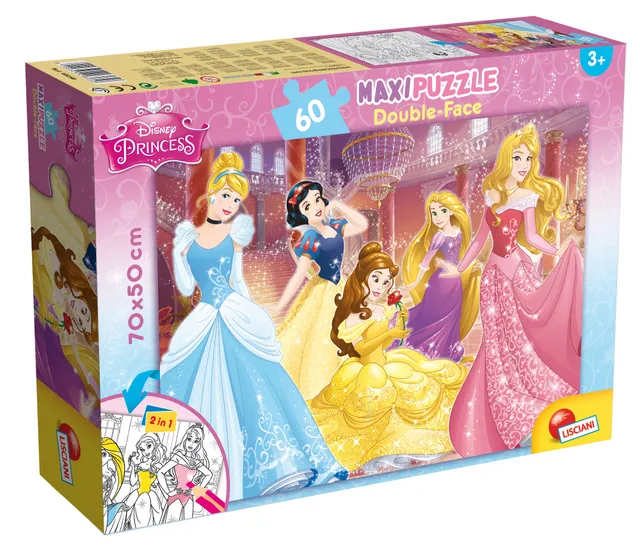Lisciani Disney Maxi Floor 60 Princess puzzle 60 pezzi da colorare