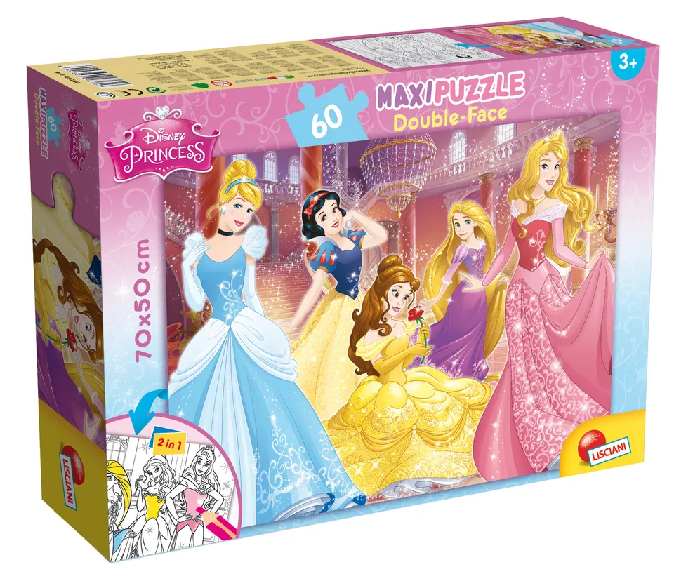 Lisciani Disney Maxi Floor 60 Princess puzzle 60 pezzi da colorare
