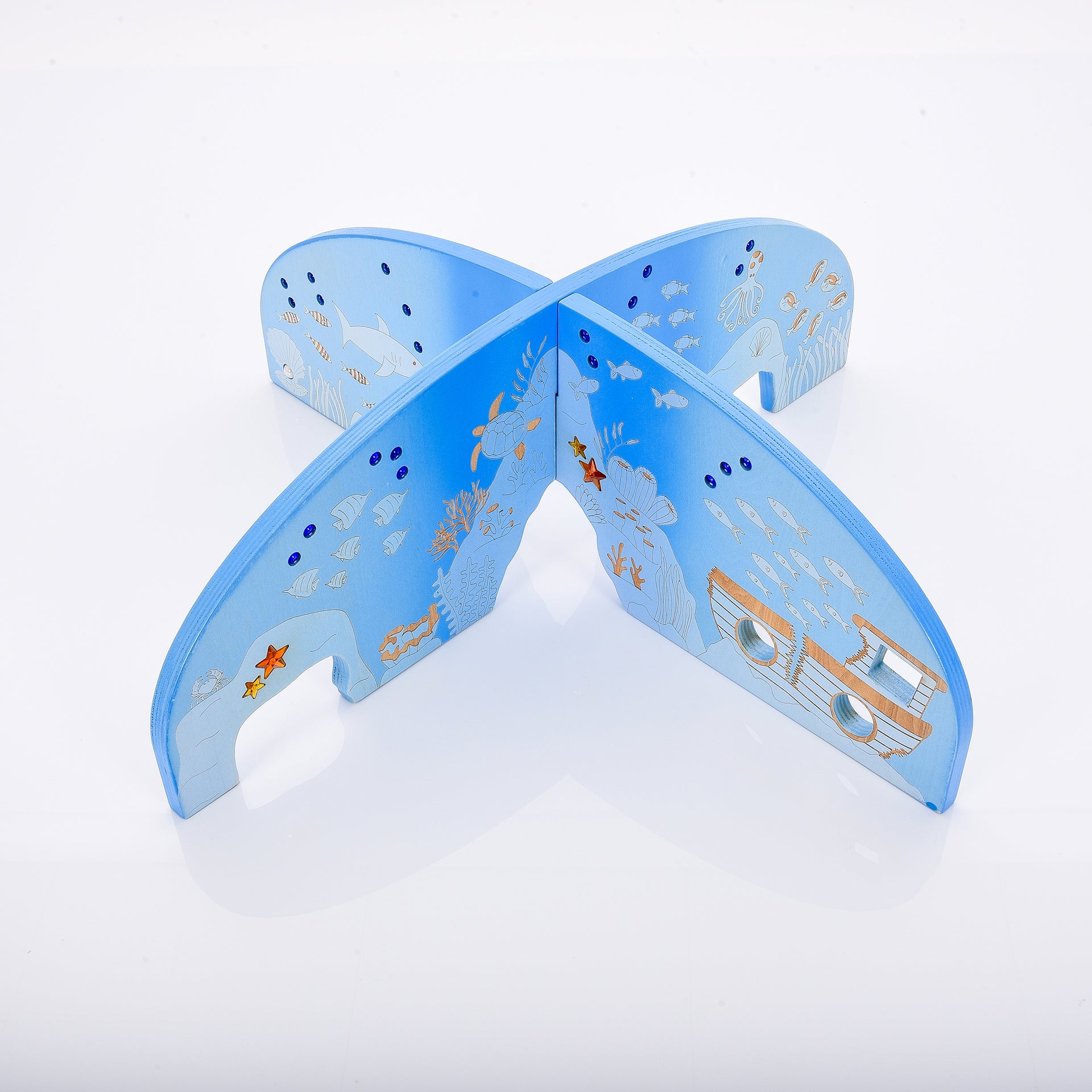 Tickit Ocean Discovery Dividers scenario mare legno 2 pz