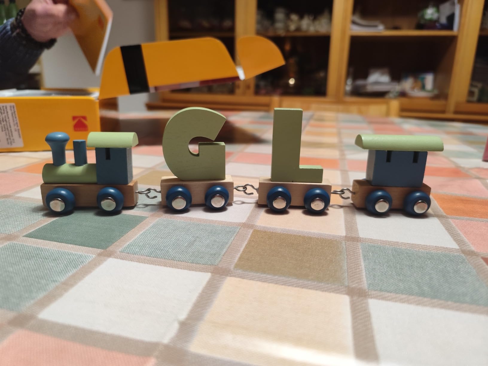 smallfoot 12566 Polare locomotiva trenino lettere blu