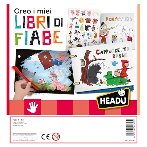 Headu Creo I Miei Libri di Fiabe IT29280 kit creativo 4-8 anni