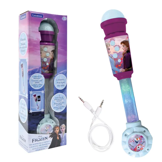 Lexibook Frozen MIC90FZLXB microfono luminoso bambini viola