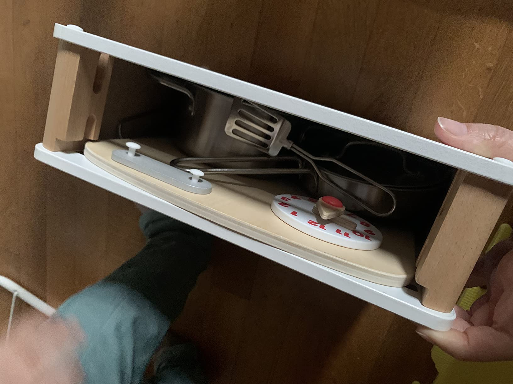 Hape Cucinetta Portatile 2 in 1 Cucina Legno 3 Anni