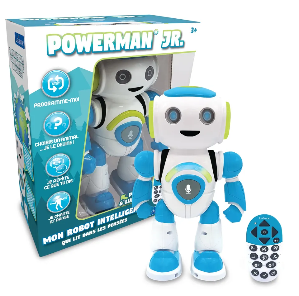 Lexibook Powerman ROB20FR robot interattivo con telecomando