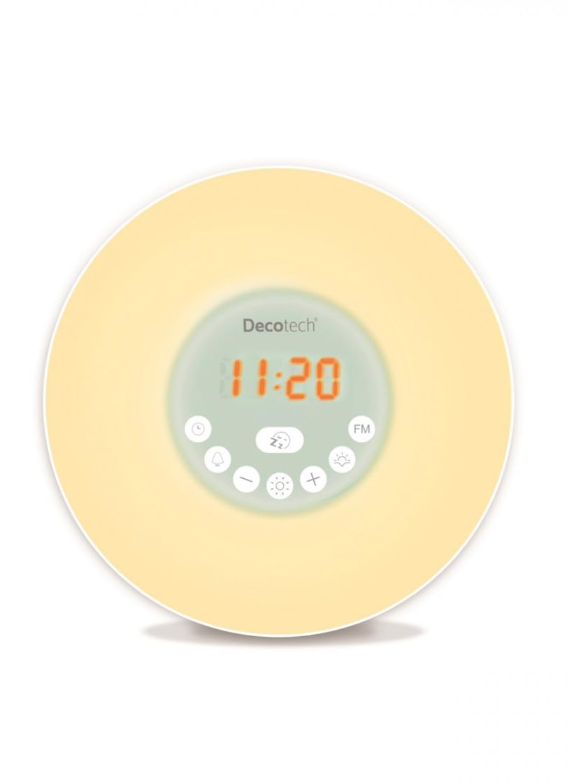 Lexibook Decotech RL998 radiosveglia alba con suoni natura
