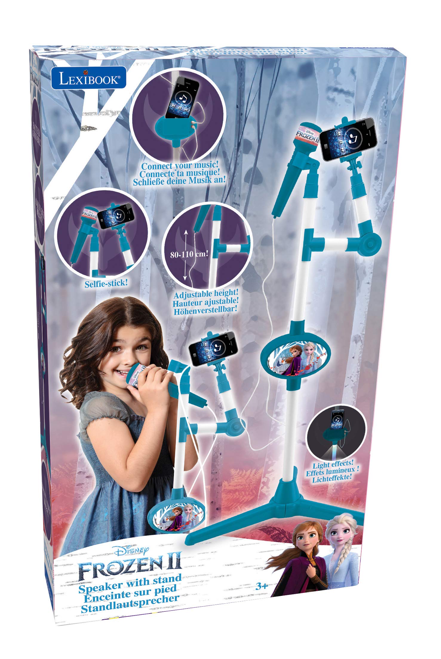 Lexibook Frozen S150FZ microfono supporto con luci