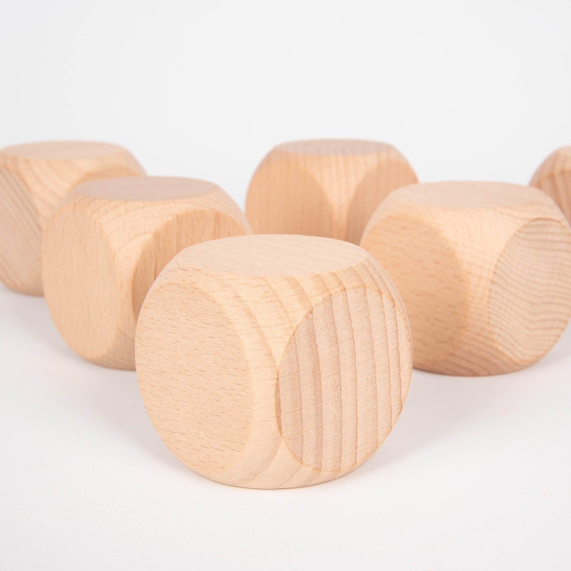Tickit Beechwood Cubes cubetti legno 4cm 6pz